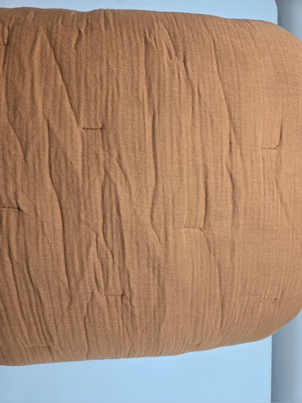QUINCE Organic Cotton Gauze Dream Quilt Set King/Cal King Terracotta 1086